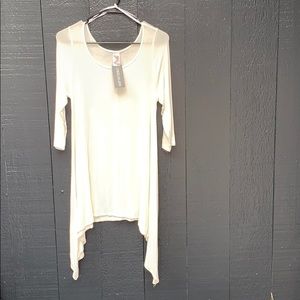 Cream tunic NWT